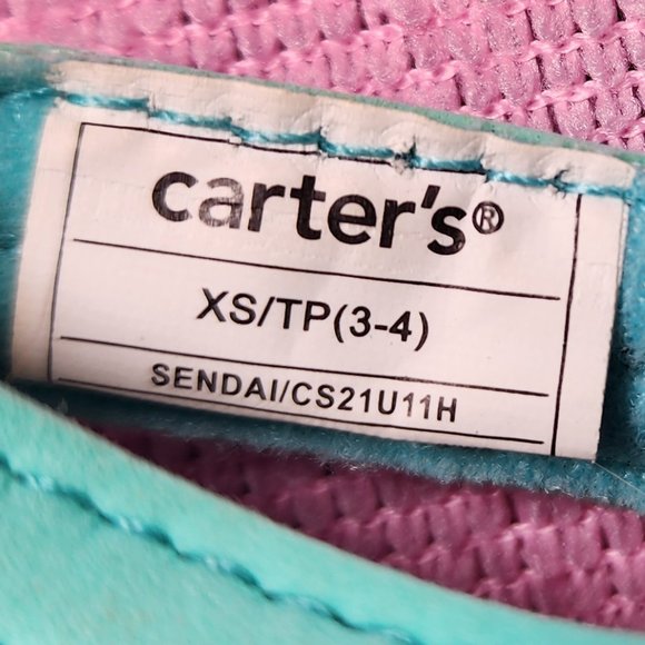 Carter's Baby Boy Dinosaur Flip Flops Size XS 3-4 - Picture 4 of 6